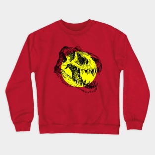 T-rex skull artwork Crewneck Sweatshirt